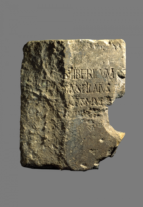 Pontius Pilatus-Inschrift aus Caesarea Maritima (©: Israel Museum)